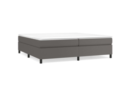 Box Spring Bed Frame, Box Spring Bed Frames Vidaxl Cinzeto Couro Artificial (200 X 200 Cm)