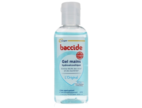 Gel para as mãos sem enxágue 30 ml BACCIDE