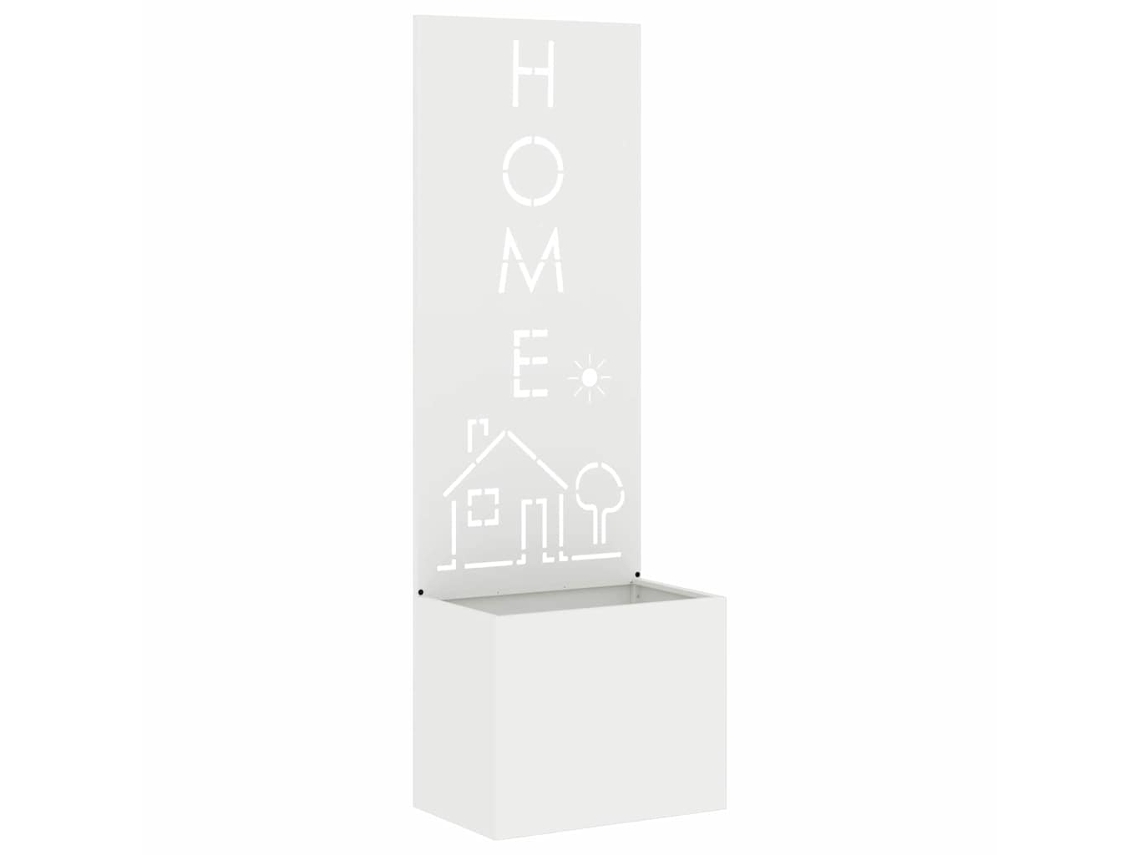 Tecido de Privacidade para Jardim Fretwork Branco 50x140 cm MAISON EXCLUSIVE