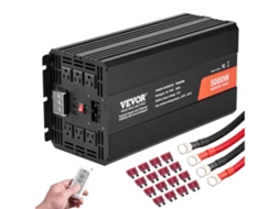 VEVOR Modificado Senoidal Onda Power Inverter 5000W Dc12V para Ac120V Lcd Controle Remoto