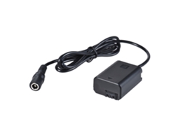 Adaptador de bateria falso 2026 NP FW50 para Sony A7 A7sii A6500 A6000, fonte de alimentação CA PW20