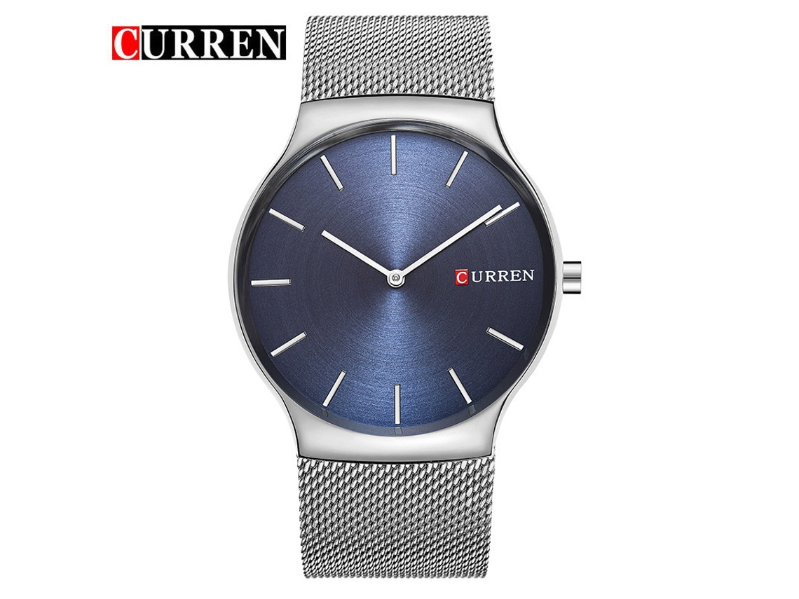 Relógio Masculino de Negócios com Mecanismo de Quartzo, Pulseira de Aço e Movimento Japonês. MDUG