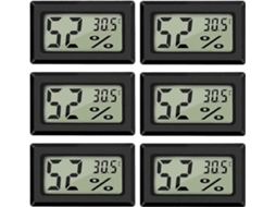 Mini Termômetro E Higrômetro Digital Lcd Portátil Para Escritório E Cozinha. Nostalgia88