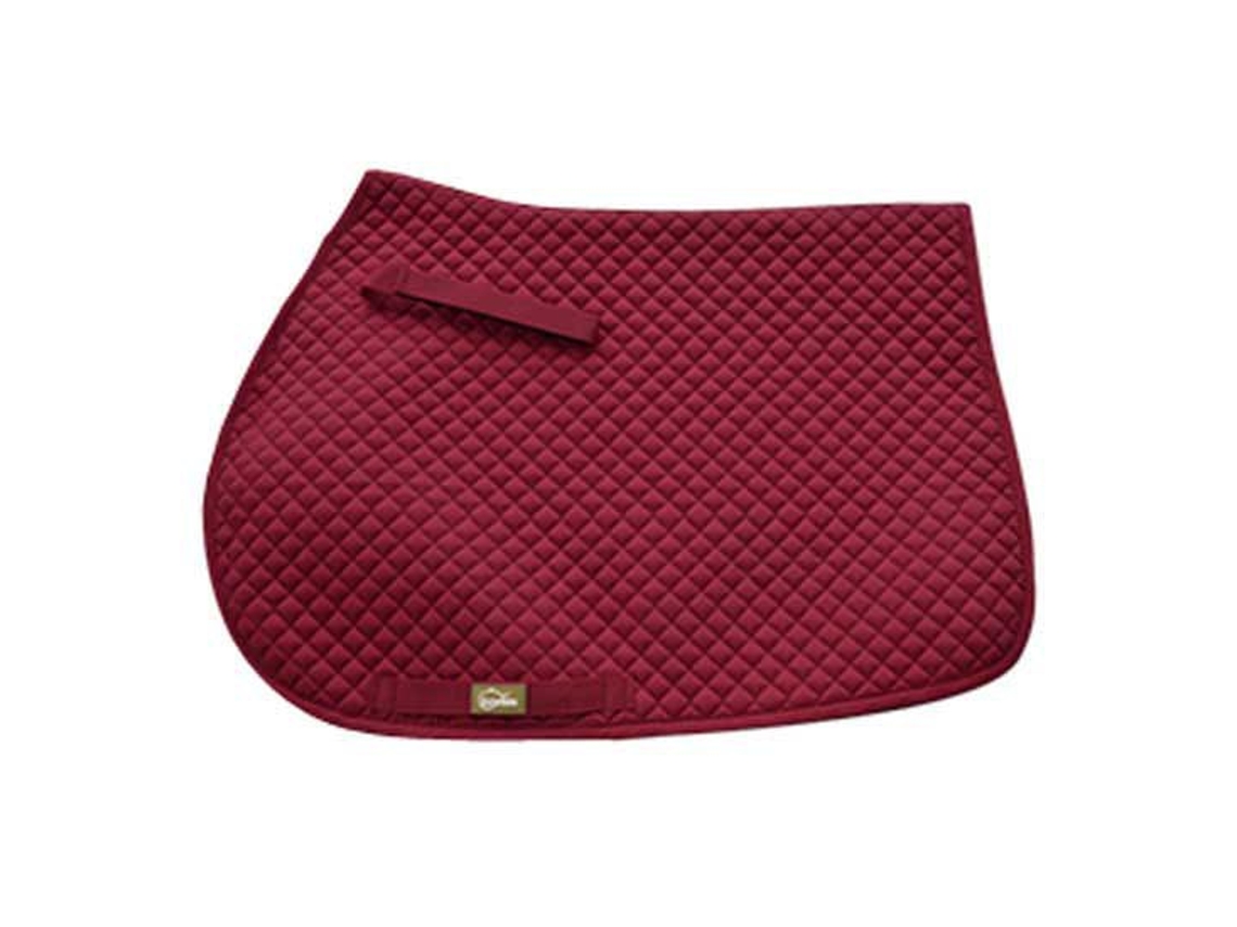 Almofada de Sela de Adestramento de Algodão Acolchoada Vermelho Fulllexhis
