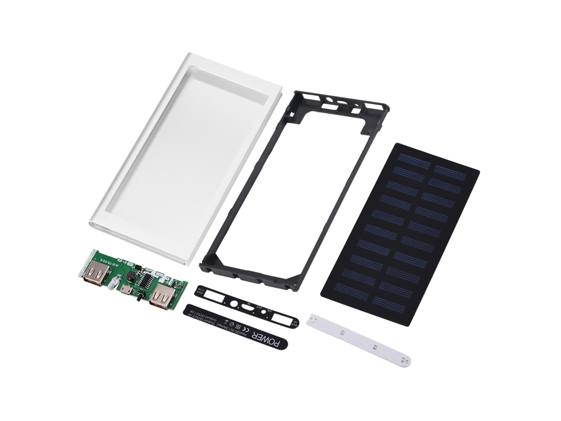 Bateria Portátil LAXISCREED Usb Duplo Carregamento Solar Rápido