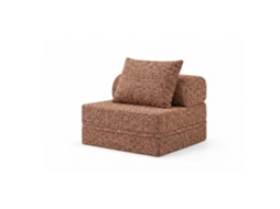 Sofá Modular 1 Lugar Convertível Tweed Terracota SKOFFA