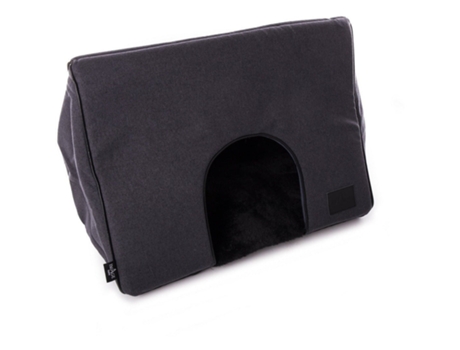 Cama Tipo Cesto para Cão e Gato Tamanho L. 50 cm x L. 40 cm x A. 34 cm IMAGE Cinza 50 x L. 40 x A. 34