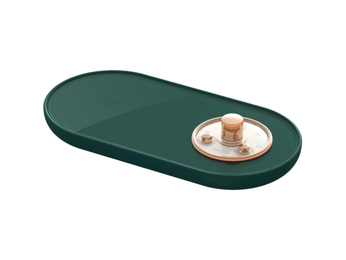 Lurelia Aquecedor De Canecas Usb 55°c 10w Dc5v 3 Temperaturas Verde Para Café Chá