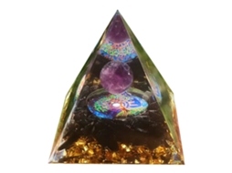Pirâmide de Orgone para Energia Positiva Pyramide de Cura e Meditação Reiki para Alívio de Estresse JEIIBRZUI