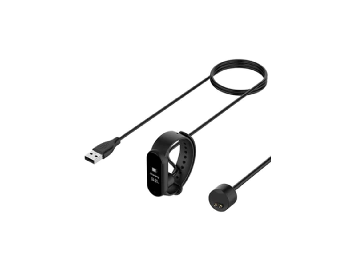 Carregador Usb Charger de Smartwatch para Xiaomi Mi Band 7 Preto