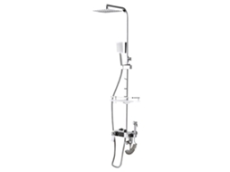 Torneira misturadora YCONE, em aço inox, com monocomando, para lavatório, cinza