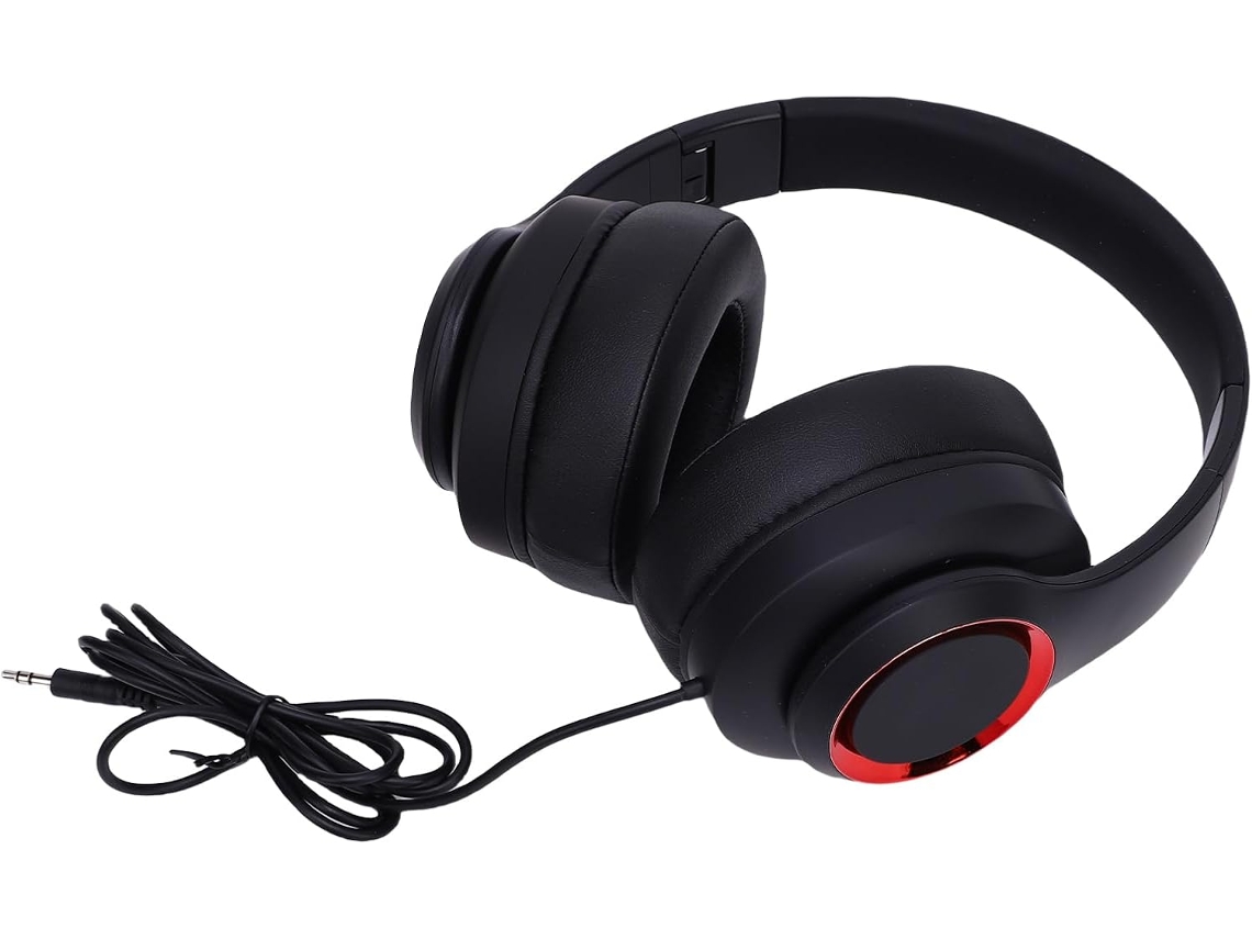 Fones De Ouvido Dobráveis Supra Auriculares Para Estúdio Com Espuma Viscoelástica, Pretos, Arco Ajustável, Conector De 3