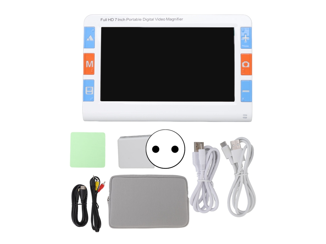 Lupa Digital Portátil 7.0 Pol 2-32x Autofoco 26 Modos
