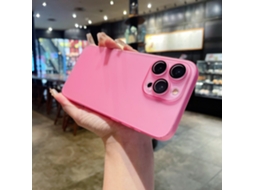 Capa Para Iphone 17 Rosa Ultrafina Magnética Tudo-em-um