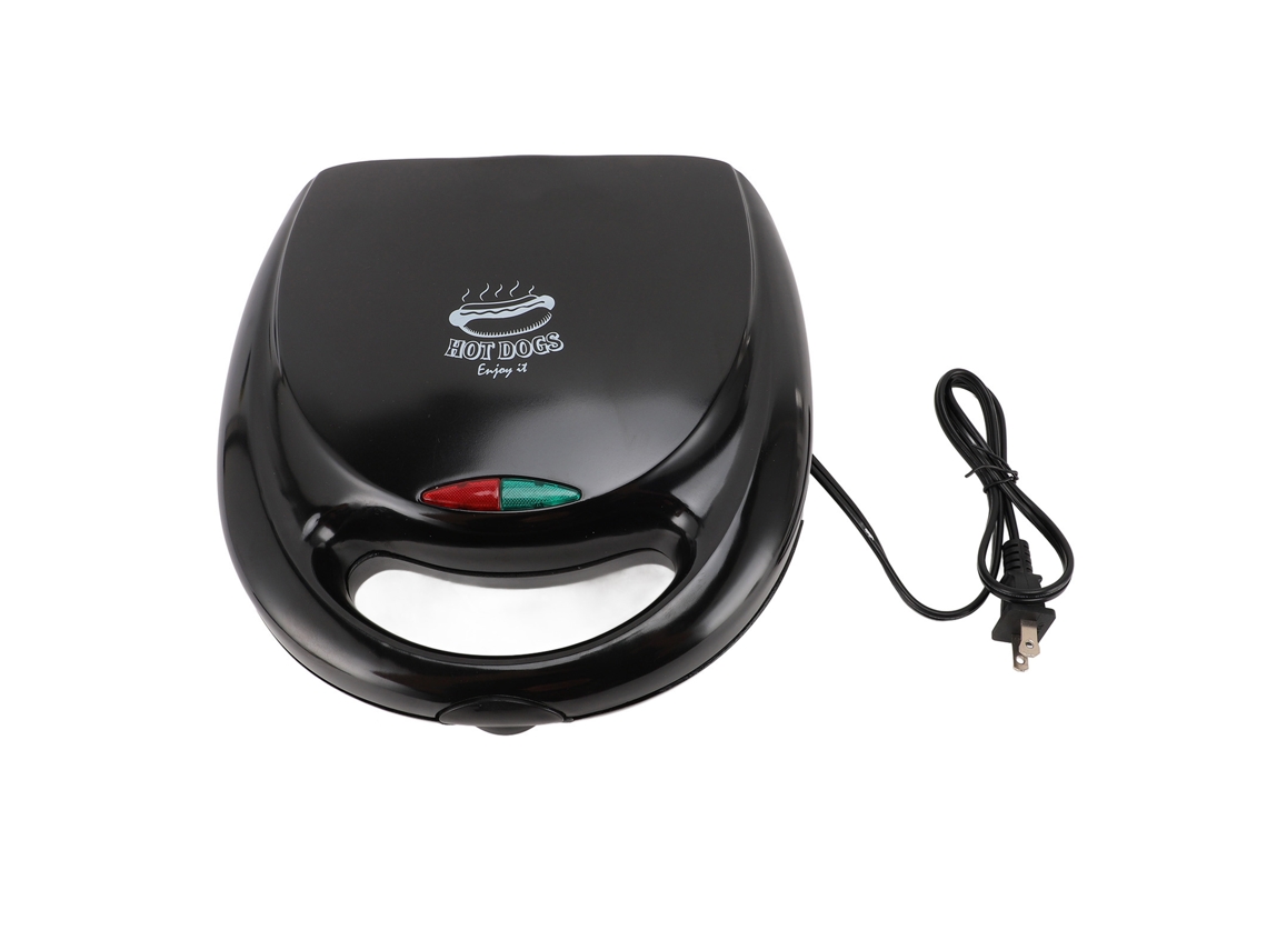 Máquina de Waffle Cachorro quente 850w Antiaderente 6 Porções Controle Automático de Temperatura 110v