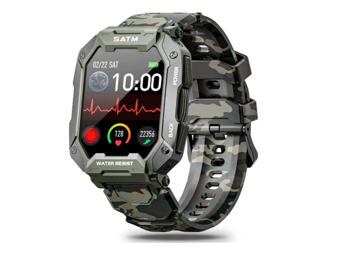 Smartwatch YIZHOOD Te467 Android e Ios Verde