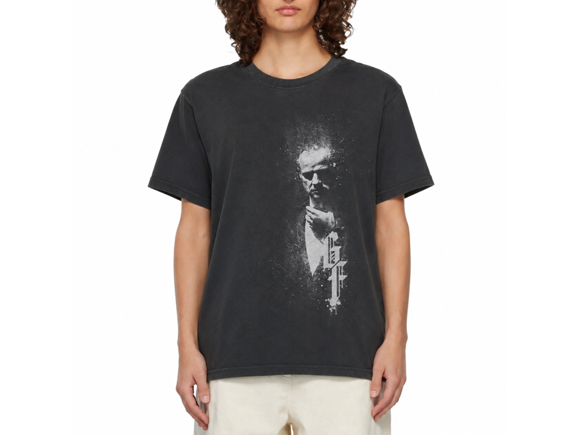 Rockinstone The Godfather Don Corleone Black T-shirt Size:xxxl