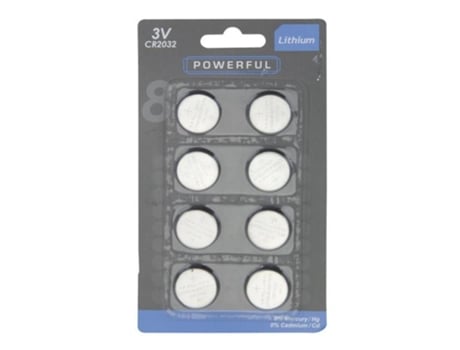 Pilas boton cr2032 3 v blister 8
