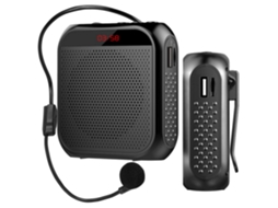 Amplificador de voz Gosear, alto-falante pessoal portátil de 5 W e 2400 mAh com microfone e tela para professores, Slowmoose