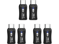 Adaptador Transmissor/receptor de Áudio para Sistema de Guitarra Recarregável 3x Sem Midi SFUSHOS