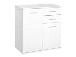 Aparador Estreito para Sala de Estar, 71x35x76 Cm, Branco, ZENCORE SERVICES