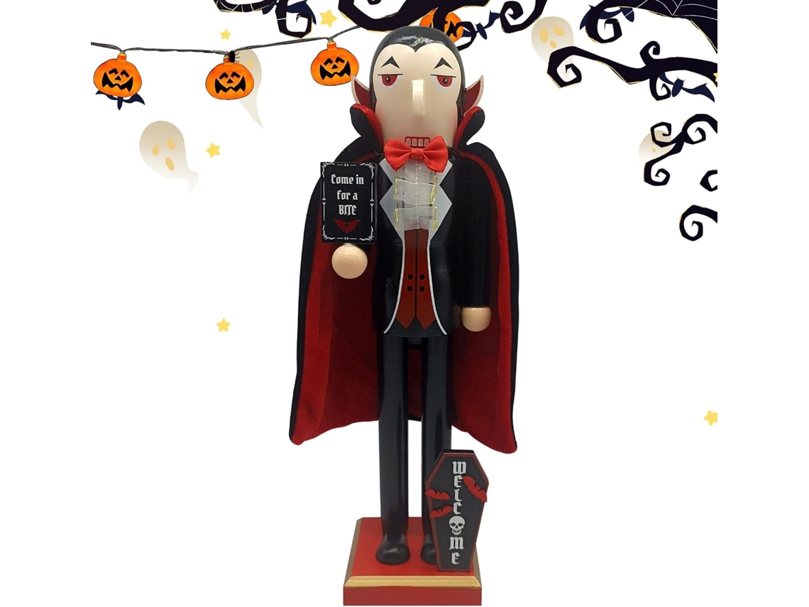 Ou Centro De Mesa Com Decorações De Madeira E Figuras Góticas