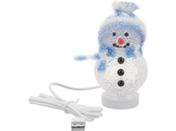Abaodam Luminária Noturna De Natal Em Led Formato Floco Neve,
