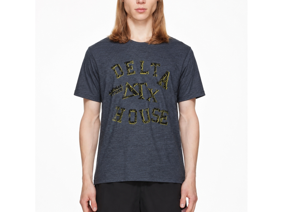 Rockinstone Animal House Movie Smashed Heather Navy Adult T-shirt Size:m