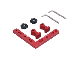 Yuru quadrado de carpintaria 90° em liga de alumínio com bloco fixo ajustável para CNC | S/MARCA