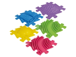 Conjunto De 5 Almofadas Sensoriais Extra Altas Eduplay Brinquedos Para Desenvolvimento Da Coordenação Motora