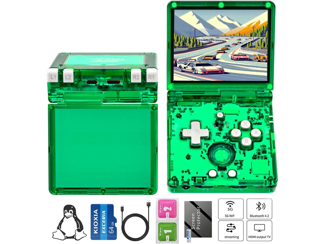 Console Portátil Retrô, 64gb AQUAFORGE