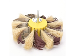 Rueda De Pulido De Sisal Para Taladro Eléctrico Manual, Tela De Esmeril Sisal, Eixo De 6mm, 120