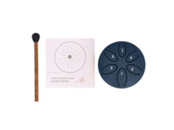 Mali tambor de Língua de Aço 3 Polegadas 6 Ton com Baqueta Mini Handpan Azul Marinho