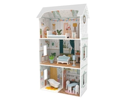 Casa De Bonecas Em Madeira 8211 Moni Toys