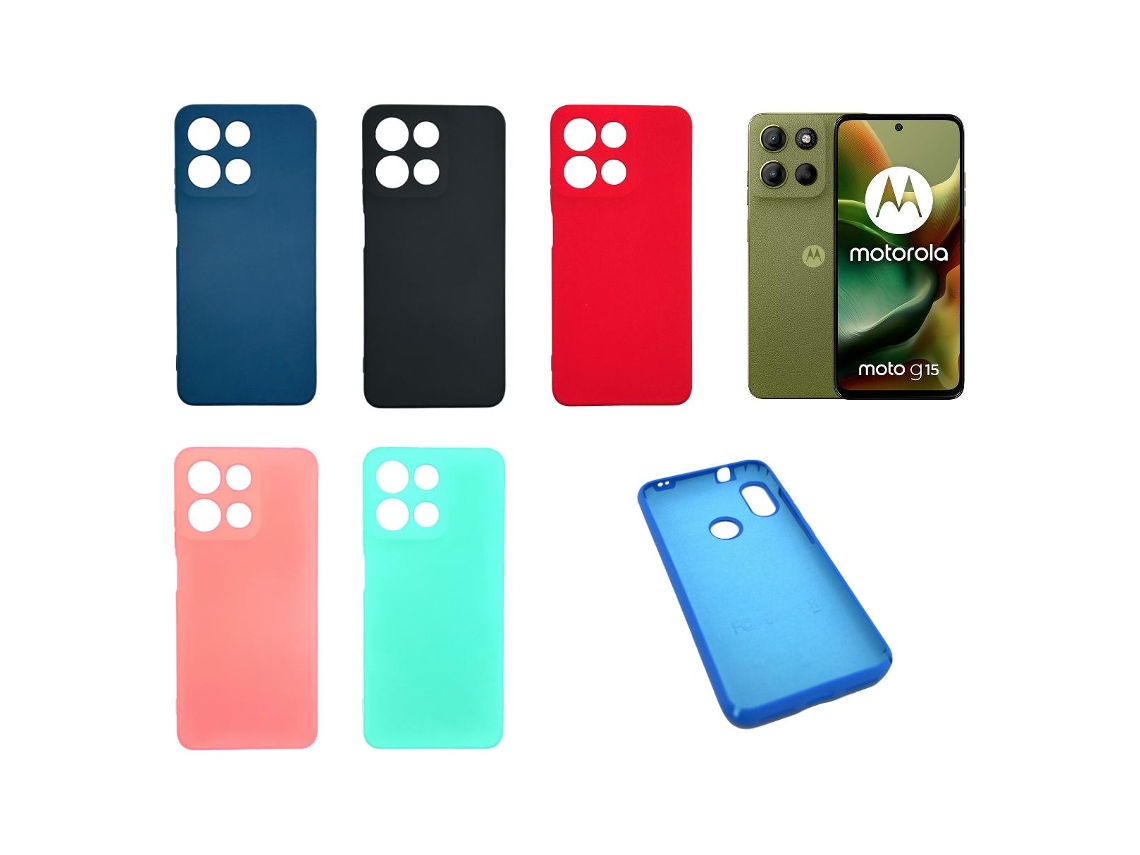 Capa Para Motorola Moto G15 / G15 Power (4g) Silicone Líquido Ultra Macio Slq Movilearvayotoy