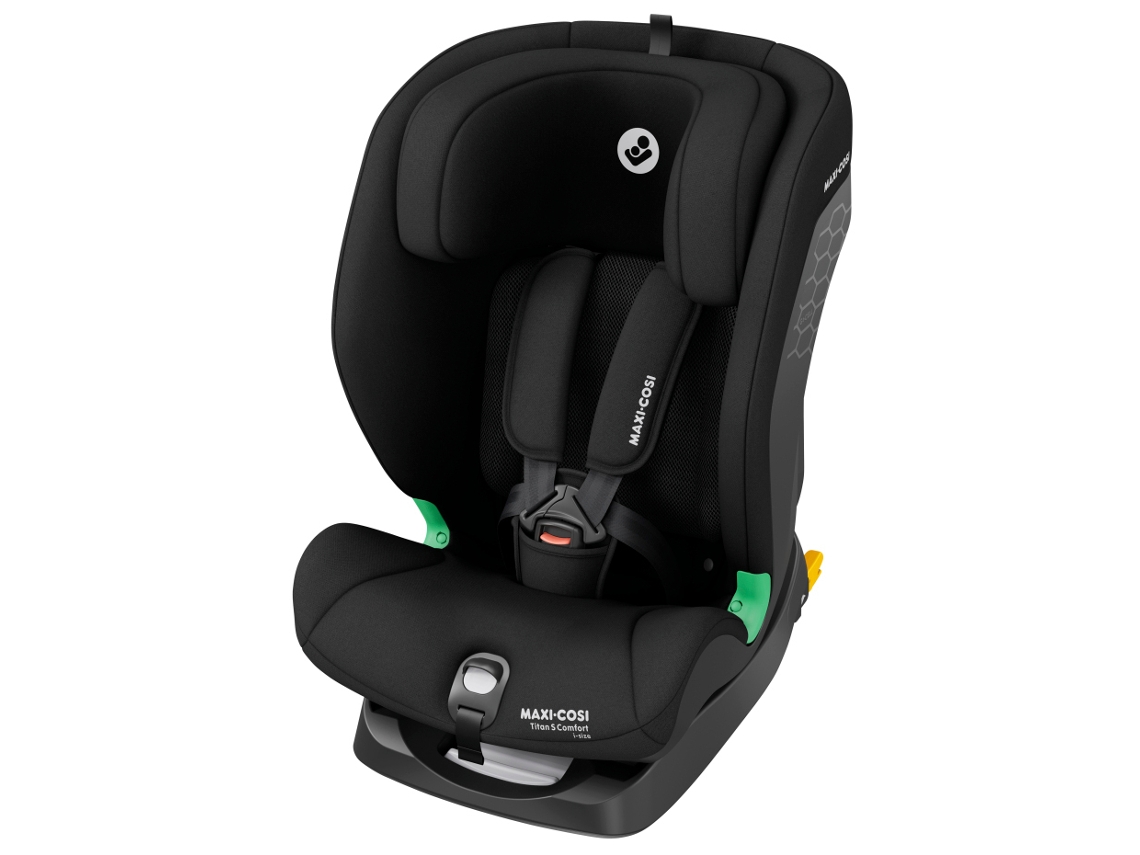 Cadeira auto para criança pequena/criança Titan S Comfort iSize da MAXICOSI  Authentic Black