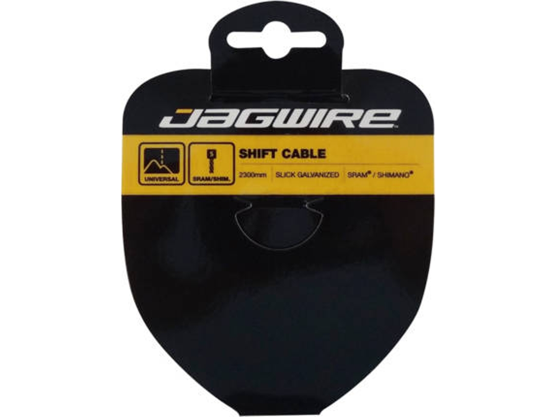 Cabo JAGWIRE Shift Cable-Slick Galvanized-1.1X2300Mm-SRAM/SHIMANO (Preto - TU)