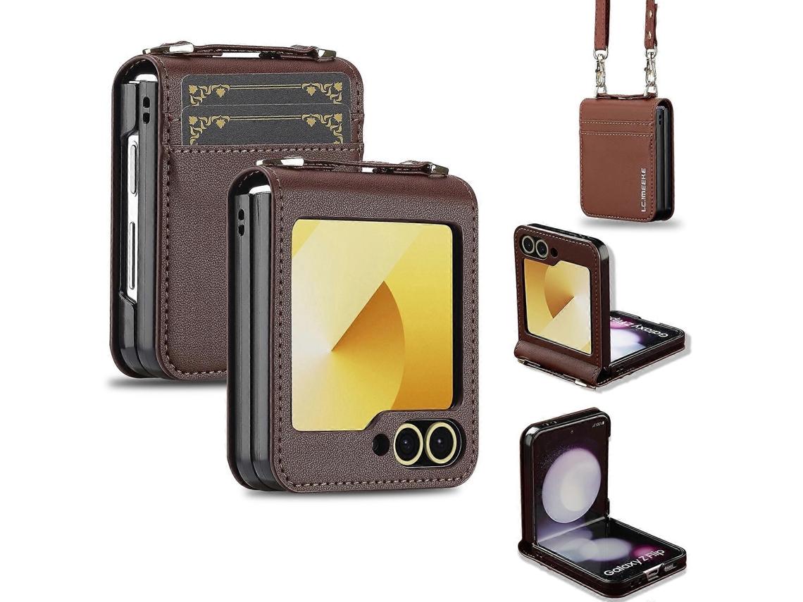 Capa Para Celular Lc.imeeke L1 Series Em Pu Fosco Com Textura Fina E Cordão