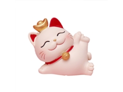 Gato da sorte em resina para decoração de casa e sala de estar Sj0001 LAXISCREED
