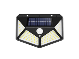 Luz Solar Exterior 100 Led, 1 Pack Iluminação Solar Exterior Detector de Movimento Impermeável ORBITRA COMMERCE