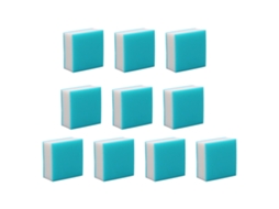 10 Blocos De Borracha Macia Para Cunhos, Para Artesanato, Cores Azul, Branco E Azul, 3 Camadas, Para Fazer Cunhos.