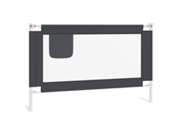 Bed Rail, Bed Rails Vidaxl Cinzeto Tecido (120 X 25 Cm)