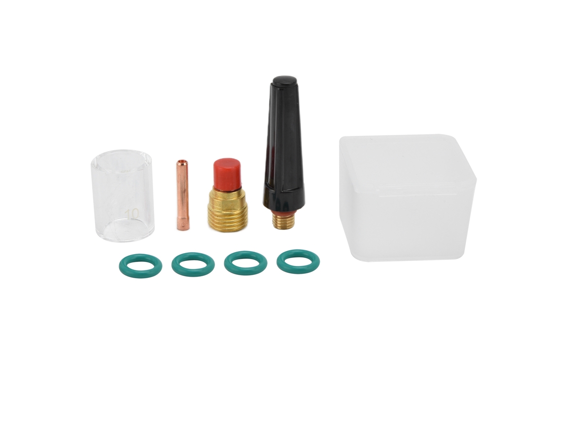Kit De Acessórios Para Tocha Tig 8 Peças Lente De Gás Cristal Resistente Ao Calor Anel De Selagem Para Wp-9/20/25