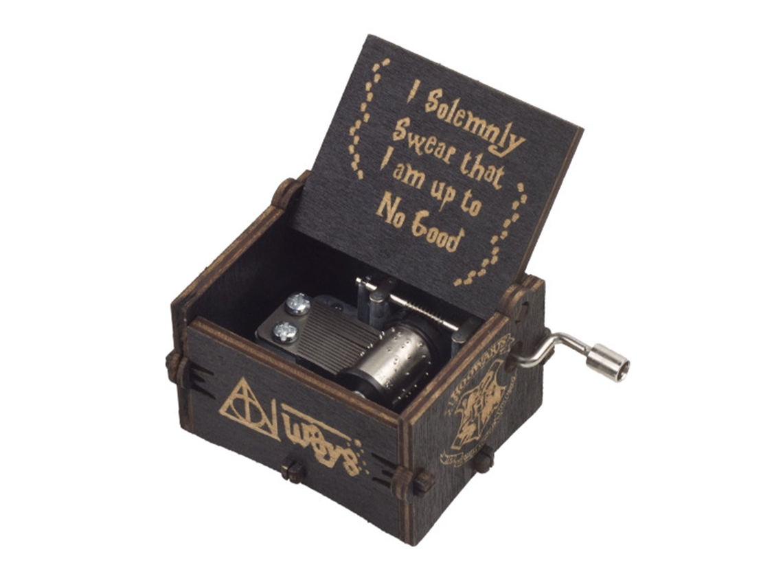 Hand cranked Music Box LAXISCREED (patterns Can Be Engraved, Portable And Lightweight)