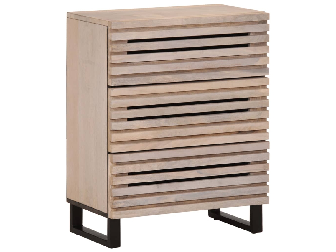 Aparador VIDAXL Branco Madeira (60x34x75 cm)