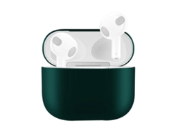 Capa Protetora De Silicone Para Fones De Ouvido Airpods 3 (verde Escuro)