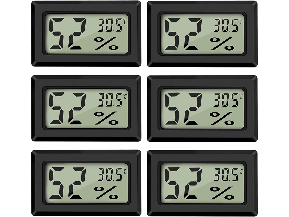 Mini Termômetro E Higrômetro Digital Lcd Para Temperatura E Umidade.