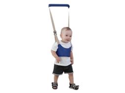Arnés Para Caminar De Bebé Ajustável De Mão Anti-perda, Absorvente, Suave E Transpirable Para Crianças Pequenas, Azul Marinho