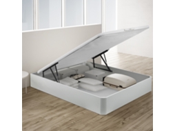 Pack Sommier Com Arrumação + Colchão De Casal Molas Normablock Pikolin Snow (180x200 Cm - 66 Cm Altura)