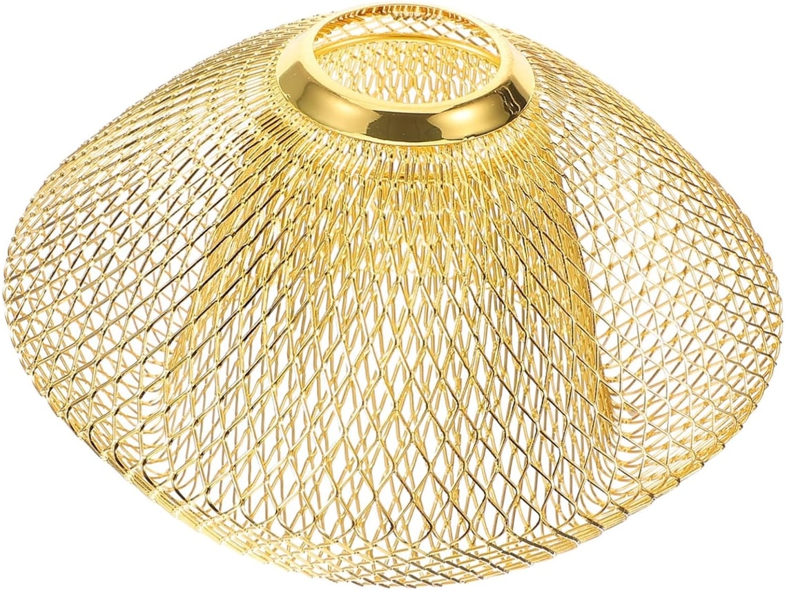 Luminária de Teto Retrô em Ferro Dourado Oco, Fácil de Instalar, para Casa Ou Loja. SFUSHOS